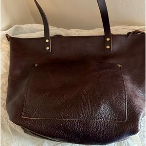 Portland Leather Goods AP Coldbrew Large Zippered Tote